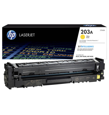 Toner CF542A (203A), gelb, ca. 1300 Seiten
