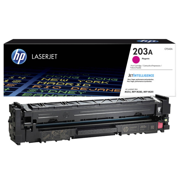 0190781107118 - CF543A 203A Tonerkartusche magenta 1300 Seiten ISO IEC 19798 für Pro M 254 Pro M 254