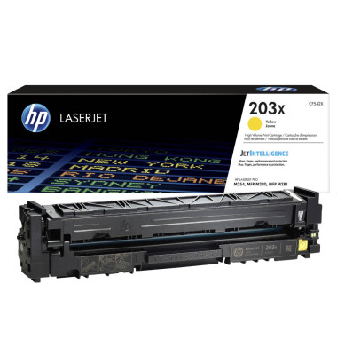 Toner CF542X (203X), gelb, ca. 2500 Seiten