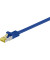 Netzwerkkabel blau RJ-45 Stecker 0,25m Cat 7 Rohkabel