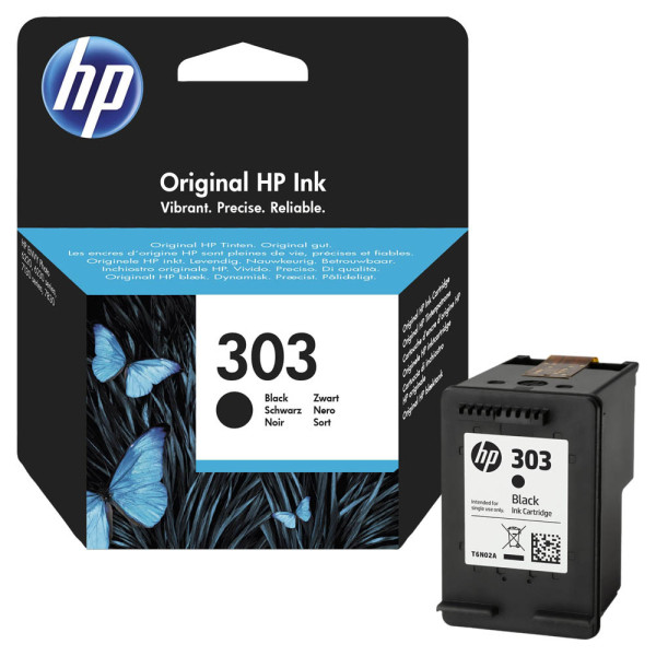 0190780571026 - Hewlett Packard 303 Original Druckerpatrone schwarz T6N02AE ca 165 Seiten (T6N02AEUUS)