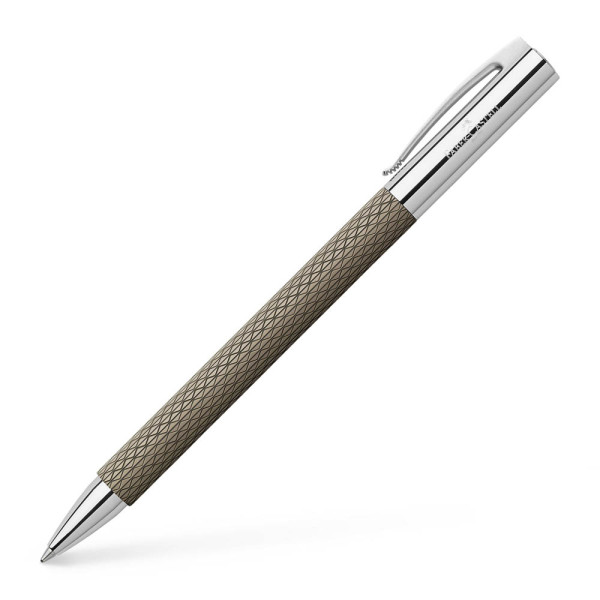 Faber-Castell Kugelschreiber Ambition OpArt Black Sand 147055, schwarz, 0,5mm, nachfüllbar 4005401470557 Faber-Castell