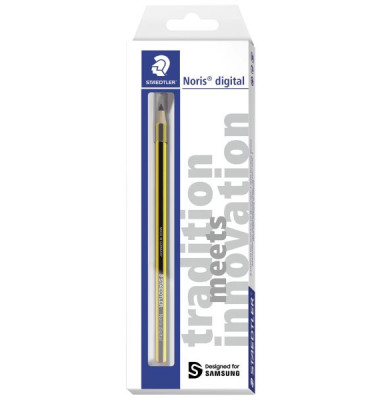 Eingabestift Noris digital, 180 22-1, schwarz/gelb, 0,7mm, k.A.