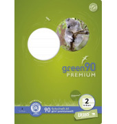 Schulheft 040780002 PREMIO, Lineatur 2 / Lineatur 2 / keine, A5, 90g, orange, 16 Blatt / 32 Seiten