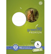 Schulheft 040780004 PREMIO, Lineatur 4 / Lineatur 4 / keine, A5, 90g, blau, 16 Blatt / 32 Seiten