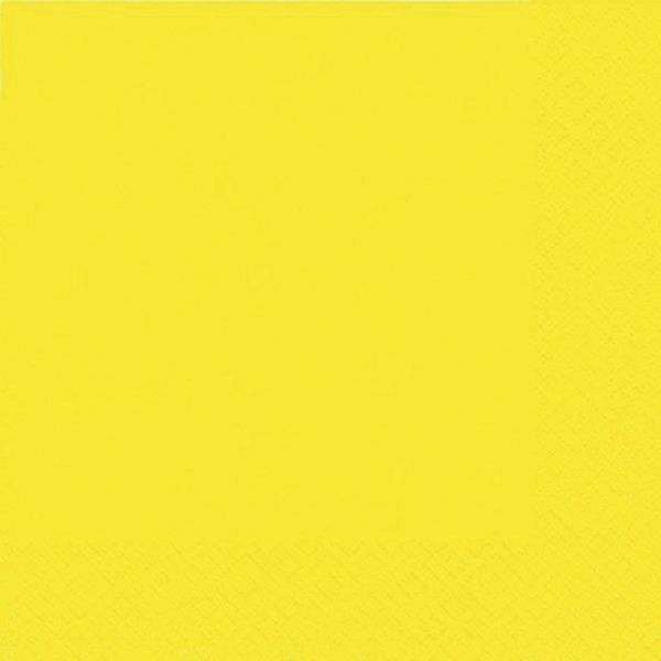 4014995427427 - Braun&company - Servietten Colours of Sunny 33x33 cm 20er Pack Papierservietten