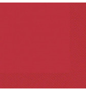 Servietten 1005 33x33cm rot 3-lagig 1/4-Falz