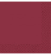 BRAUN+C. 10051007 Serviette 33x33cm bordeaux