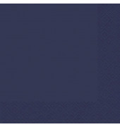 Servietten 1005 33x33cm dunkelblau 3-lagig 1/4-Falz