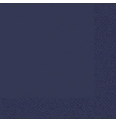 Servietten 1005 33x33cm dunkelblau 3-lagig 1/4-Falz