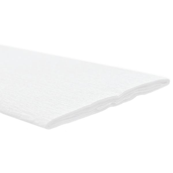 10 Stück Werola Bastelkrepppapier 50x250cm weiß 32g 12061-100 4005063001007 Werola 2 Meter