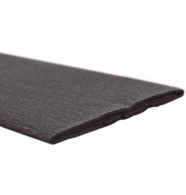 Feinkrepppapier 50cmx2,5m Krepppapier schwarz Feinkrepppapier 50cmx2,5m Krepppapier schwarz