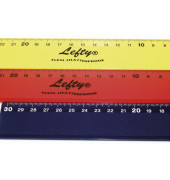 Kunststoff-Lineal Flexi-Lefty 201.22.29 für Linkshänder farbig sortiert 30cm