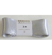 Geschenkband 1172040051003, ohne, 40mm x 3m, silber