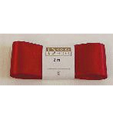 Geschenkband 1172040201003, ohne, 40mm x 3m, rot