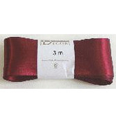 Geschenkband 1172040261003, ohne, 40mm x 3m, weinrot