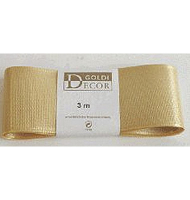 Geschenkband 1445040151003, ohne, 40mm x 3m, gold
