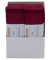 Geschenkband 1445040261003, ohne, 40mm x 3m, dunkelrot