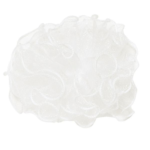 Wiedemann 56400604 f. Kommunionkerze Kerzenmanschette Organza weiss 4009406117493 WIEDEMANN