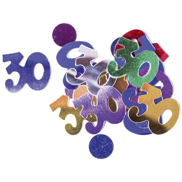 5 Stück PaperStyle 43099 10gr 30 Konfetti Zahl 30 bunt 4014983430996 PaperStyle 10 Gramm