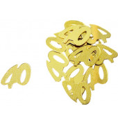 44005 10gr 40 Konfetti Zahl 40 gold