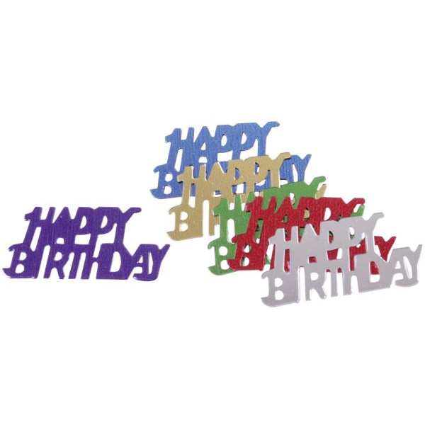 5 Stück PaperStyle 47520 Happy Birthday Konfetti bunt 4014983475201 PaperStyle 10 Gramm