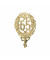 DEKORATIV 1225-65 8x12cm Jubiläumszahl 65 gold