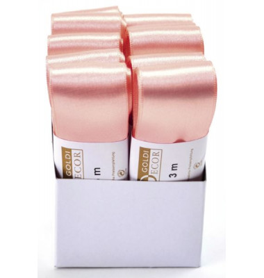 Geschenkband 1172040421003, ohne, 40mm x 3m, aprico