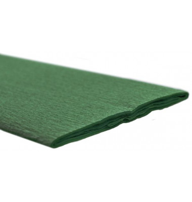 Feinkrepppapier 50cmx2,5m Krepppapier moosgrün