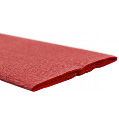 Feinkrepppapier 50cmx2,5m Krepppapier erdbeerrot Feinkrepppapier 50cmx2,5m Krepppapier erdbeerrot