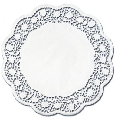 3601100625 BT Spitzenrand Tortenspitzen D36cm weiß