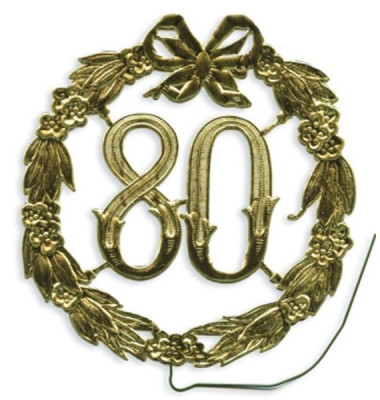 DEMMLER 1230800192 Draht Jubiläumszahl D13cm 80 gold DEMMLER 1230800192 Draht Jubiläumszahl D13cm 80 gold