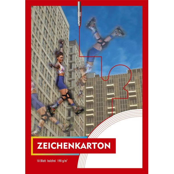 10 Stück Penig 2124 10BL Zeichenkartonblock A4 190g 4019333021244 Penig