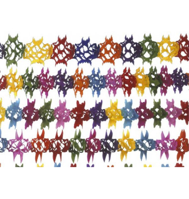 Girlande 1831 400x14cm bunt sortiert Girlande 1831 400x14cm bunt sortiert
