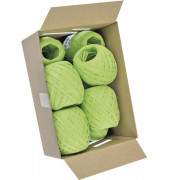 Geschenkband Raffia 1094 07551 1030, 7mm x 30m, apfelgrün
