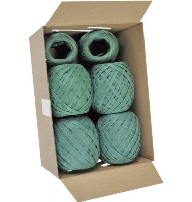 Geschenkband Raffia 1094 00759 1030, 7mm x 30m, dunkelgrün