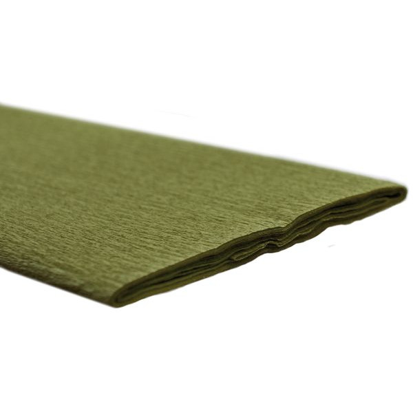 10 Stück Werola Bastelkrepppapier 50x250cm olivgrün 32g 12061-142 4005063001427 Werola 2 Meter