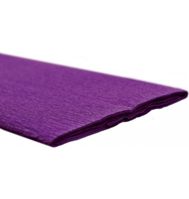 Feinkrepppapier 50cmx2,5m Krepppapier amethyst Feinkrepppapier 50cmx2,5m Krepppapier amethyst