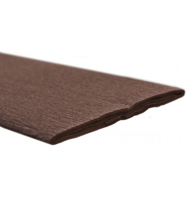 Feinkrepppapier 50cmx2,5m Krepppapier schoko Feinkrepppapier 50cmx2,5m Krepppapier schoko