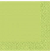 Servietten 1005 33x33cm limette 3-lagig 1/4-Falz