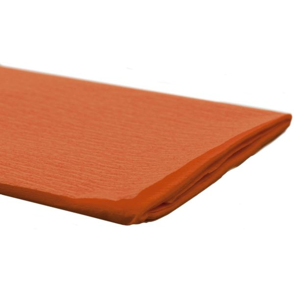 10 Stück Werola Bastelkrepppapier 50x250cm reinorange 32g 12061-108 4005063001083 Werola 2 Meter