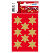 3925 Weihnachten Schmucketikett Stern 33mm gold