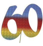 Geburtstagszahlen 2514060 "60" bunt