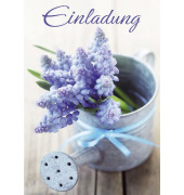 Einladungskarten 54-005 Blumen