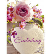 Einladungskarten 54-006 Blumen