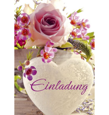 Einladungskarten 54-006 Blumen