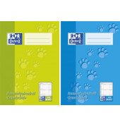 Hausaufgabenheft 100057952 / liniert, A5, 90g, farbig sortiert, 24 Blatt / 48 Seiten