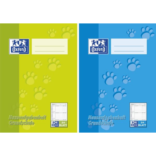 4006144964440 - Hausaufgabenhefte A4 100057952 Hausaufgaben   liniert A5 90g farbig sortiert 24 Blatt   48 Seiten 4006144964440 Oxford