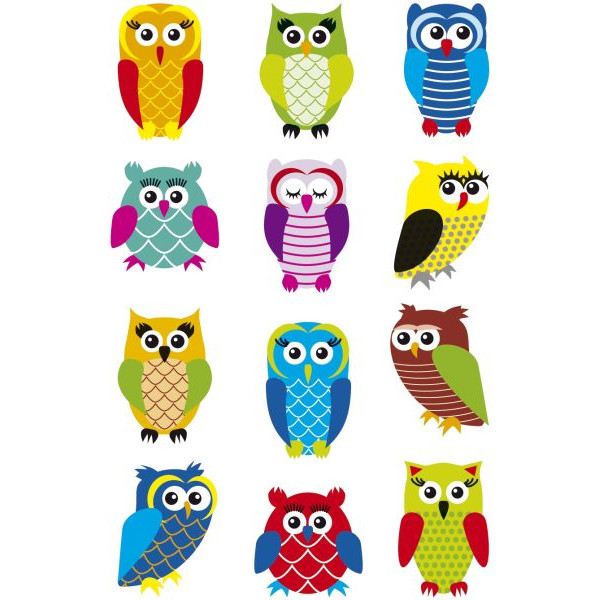 10 Stück Herma 3224 Magicsticker Schmucketikett Glitter Eule 4008705032247 Herma 12 Stück