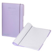 Notizbuch 11408630, my.book, flieder, A5, kariert, 80g, 40 Blatt / 80 Seiten